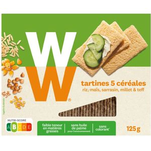 8x WW Crackers 5 Granen 125 gr