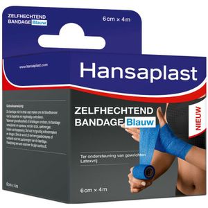 6x Hansaplast Cohesive Bandage 4 m x 6 cm
