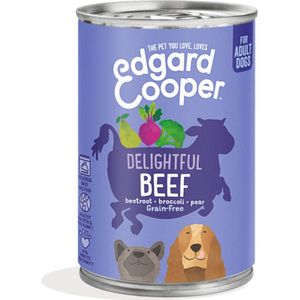 Edgard & Cooper Blik Vers Vlees Hondenvoer Rund 400 gr