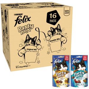 Felix Snack Party Mix Multipack 16 x 60 gr