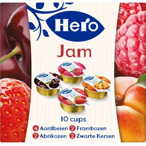 6x Hero Jam Variatie Cups 10x25 gr