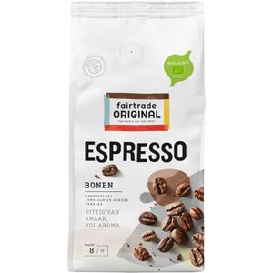 4x Fairtrade Original Koffiebonen Espresso Biologisch 1000 gr