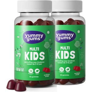 Yummygums - Multi Kids - Multivitaminen - Aardbeiensmaak - 60 Gummies