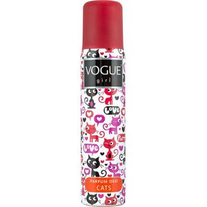 3x Vogue Girl Parfum Deodorant Cats 100 ml