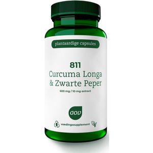 AOV 811 Curcuma Longa Zwarte Peper-extract 60 vegacapsules
