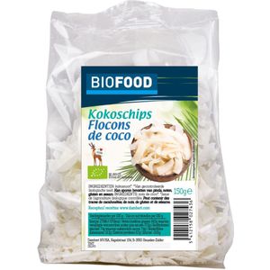 6x Damhert Biofood Kokoschips Biologisch 150 gr