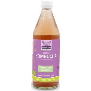 3x Mattisson Kombucha Green Tea Blossom Bio 500 ml