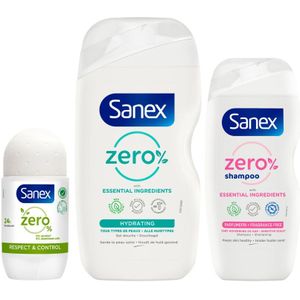 Sanex - Zero - Douchegel - Kleurloos - Biologisch Afbreekbaar - 500ml