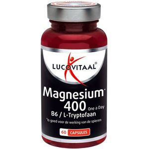 3x Lucovitaal Magnesium 400 L-Tryptofaan 60 capsules