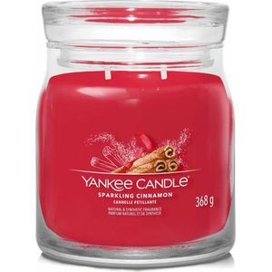 Yankee Candle Signature Sparkling Cinnamon Medium Jar