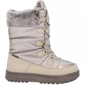 GILKUO Sneeuwlaarzen Dames Sneeuwschoenen Winter Sneeuw Laarzen Schoenen Winterlaarzen Waterdichte Bont Warme Winterschoenen Beige Grijs 38