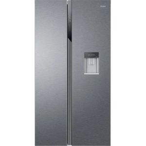 Haier SBS 90 Serie 3 HSR3918EWPG amerikaanse koelkast Vrijstaand 521 l E Zilver
