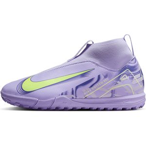 Nike United Jr. Mercurial Superfly 10 Academy TF High-Top-Fußballschuh (ältere Kinder) - Lila