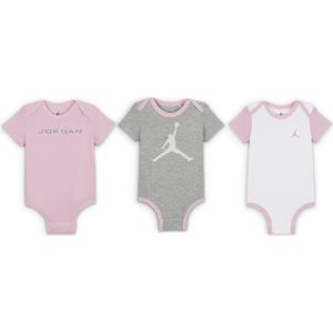 Jordan Everyday Essentials Bodysuit (Babys, 0–9 M, 3er-Pack) - Pink