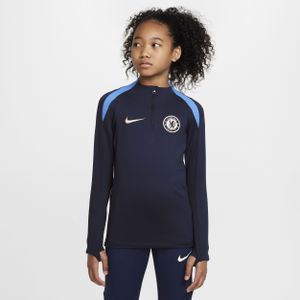FC Chelsea Strike Nike Dri-FIT Fußball-Drill-Oberteil für ältere Kinder - Blau