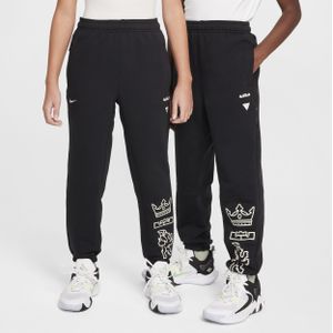LeBron Standard Issue Basketballhose mit Dri-FIT-Technologie (ältere Kinder) - Schwarz