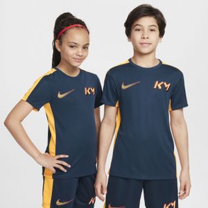 Kylian Mbappé Dri-FIT Academy Fußballoberteil (ältere Kinder) - Blau