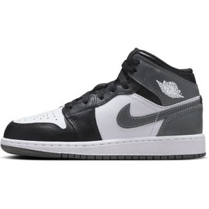 Air Jordan 1 Mid Schuh für ältere Kinder - Schwarz