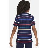FFF Academy Pro Home Nike Dri-FIT Pre-Match-Fußballoberteil für ältere Kinder - Blau