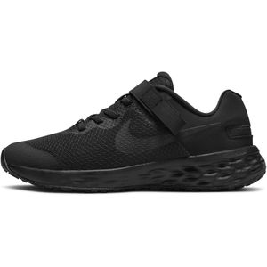 Nike Revolution 6 FlyEase Straßenlaufschuh für einfaches An- und Ausziehen für ältere Kinder - Schwarz