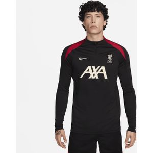 FC Liverpool Strike Nike Dri-FIT Fußball-Drill-Oberteil für Herren - Schwarz
