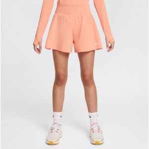 Nike Dri-FIT-Shorts (ältere Kinder, Mädchen) - Orange