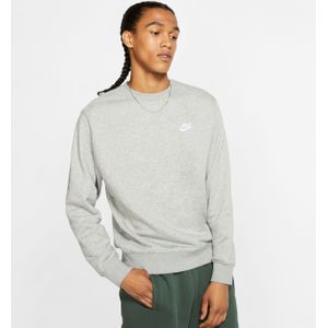 Nike Sportswear Club French-Terry-Rundhalsshirt für Herren - Grau