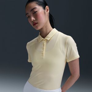 Nike Victory Dri-FIT-Kurzarm-Golf-Poloshirt für Damen - Braun