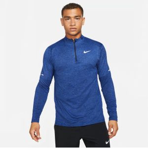 Nike Dri-FIT-Laufoberteil mit Halbreißverschluss für Herren - Blau