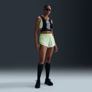 Nike Dri-Fit Laufshorts mit integriertem Slip (Damen) - Gelb