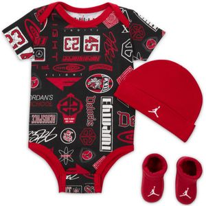 Jordan Essentials 3-teiliges Body-Set mit Print (Babys) - Schwarz
