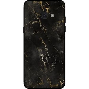 Telefoonhoesje voor Samsung  Galaxy A5 2017 met marmer opdruk - TPU backcover case marble design - Zwart