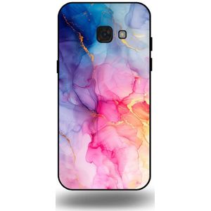 Telefoonhoesje geschikt voor Samsung Galaxy A5 2017 met marmer opdruk - TPU backcover case marble design - Regenboog