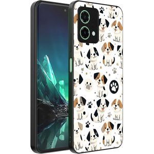Geschikt voor
 Motorola Edge 40 Neo Telefoonhoesje met honden opdruk - TPU backcover case
 dog design - Smartphonica