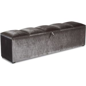 Venezia - Opbergbank - Fluweel - 160/180cm - Diepte 42cm - Hoogte 48cm