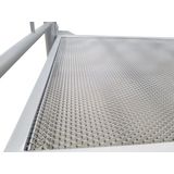 2 persoons Opklapbed met dwarsgespannen spiraalbodem 140x200