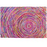 MALATYA - Laagpolig vloerkleed - Multicolor - 140 x 200 cm - Polyester