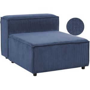 1-zits module bank blauw corduroy gestoffeerde stoel fauteuil module-stuk woonkamer modern ontwep