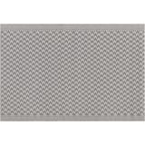 Buitenkleed grijs/wit polypropyleen zigzag patroon 60 x 90 cm