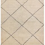 MUTKI - Laagpolig vloerkleed - Beige - 200 x 200 cm - Polyester