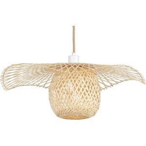 Hanglamp hout bamboe boho ontwerp plafondlamp verlichting modern woonkamer eetkamer