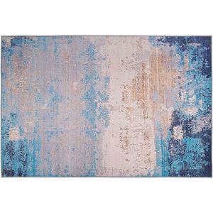 INEGOL - Vloerkleed - Blauw - 140 x 200 cm - Polyester