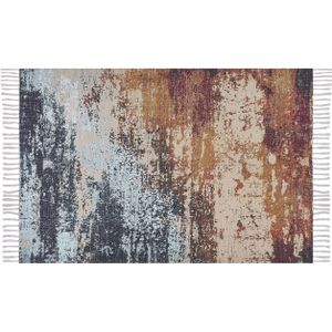 GERMENCIK - Laagpolig vloerkleed - Multicolor - 150x230 cm - Polyester