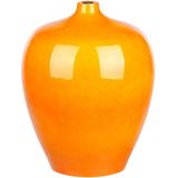 Beliani TERRASA - Bloemenvaas - Oranje - Terracotta