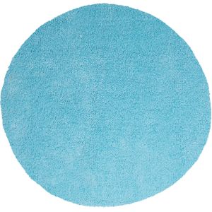 DEMRE - Shaggy vloerkleed - Blauw - 140 cm - Polyester