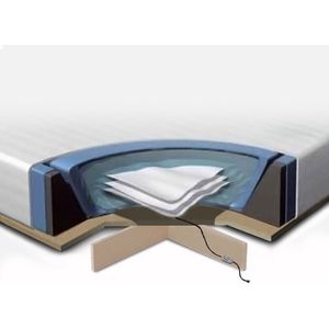 Waterbed accessoire Set Tweepersoons 160 x 200 cm Matras Platfrom Verwarming Omlijning Conditioner