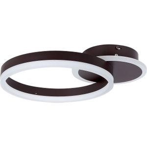 LED Lamp Donkerbruin Aluminium Enkele Cirkel Ring Ronde Voet Glam Minimalistische Woonkamer Slaapkamer