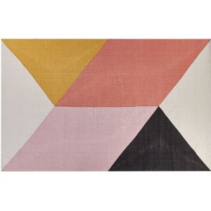 NIZIP - Modern vloerkleed - Multicolor - 140 x 200 cm - Katoen