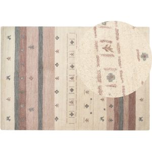 KARLI - Modern vloerkleed - Beige - 160 x 230 cm - Wol