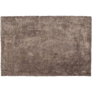 EVREN - Shaggy vloerkleed - Bruin - 140 x 200 cm - Polyester